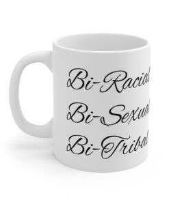 Alternative view of Bi-Racial, Bi-Sexual, Bi-Tribal Jungle Rat Mug