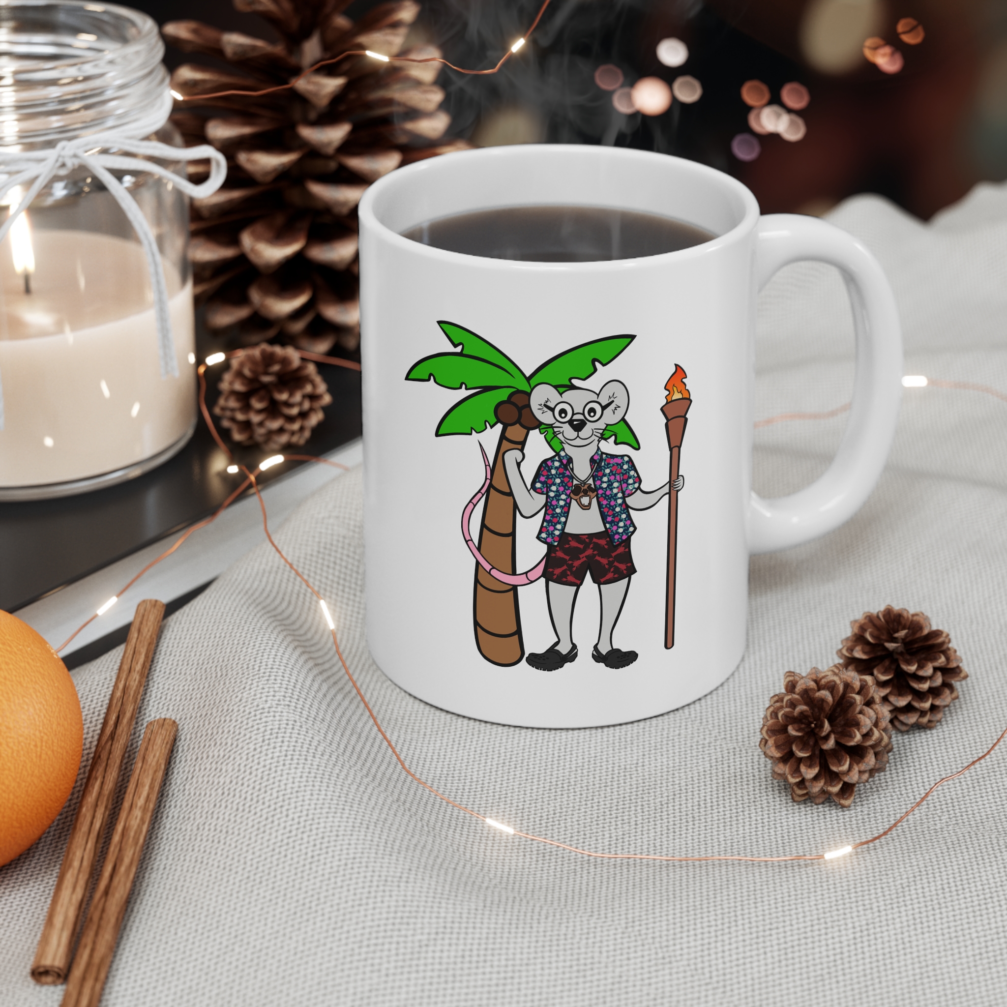 Bi-Racial, Bi-Sexual, Bi-Tribal Jungle Rat Mug - Image 4