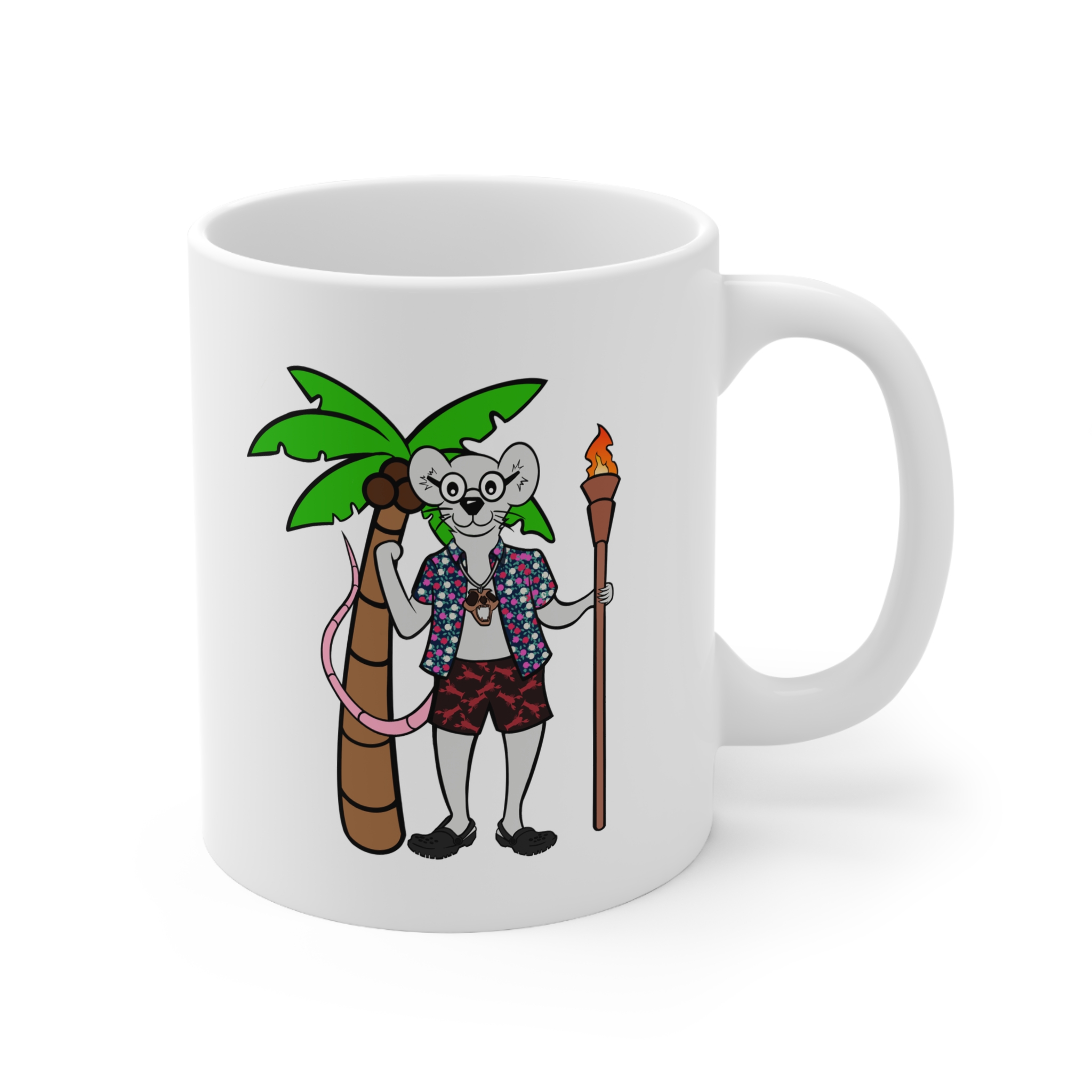 Bi-Racial, Bi-Sexual, Bi-Tribal Jungle Rat Mug - Image 3