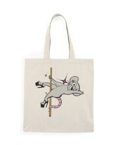 Alternative view of Myles Pole Dancing Rat Tote Bag