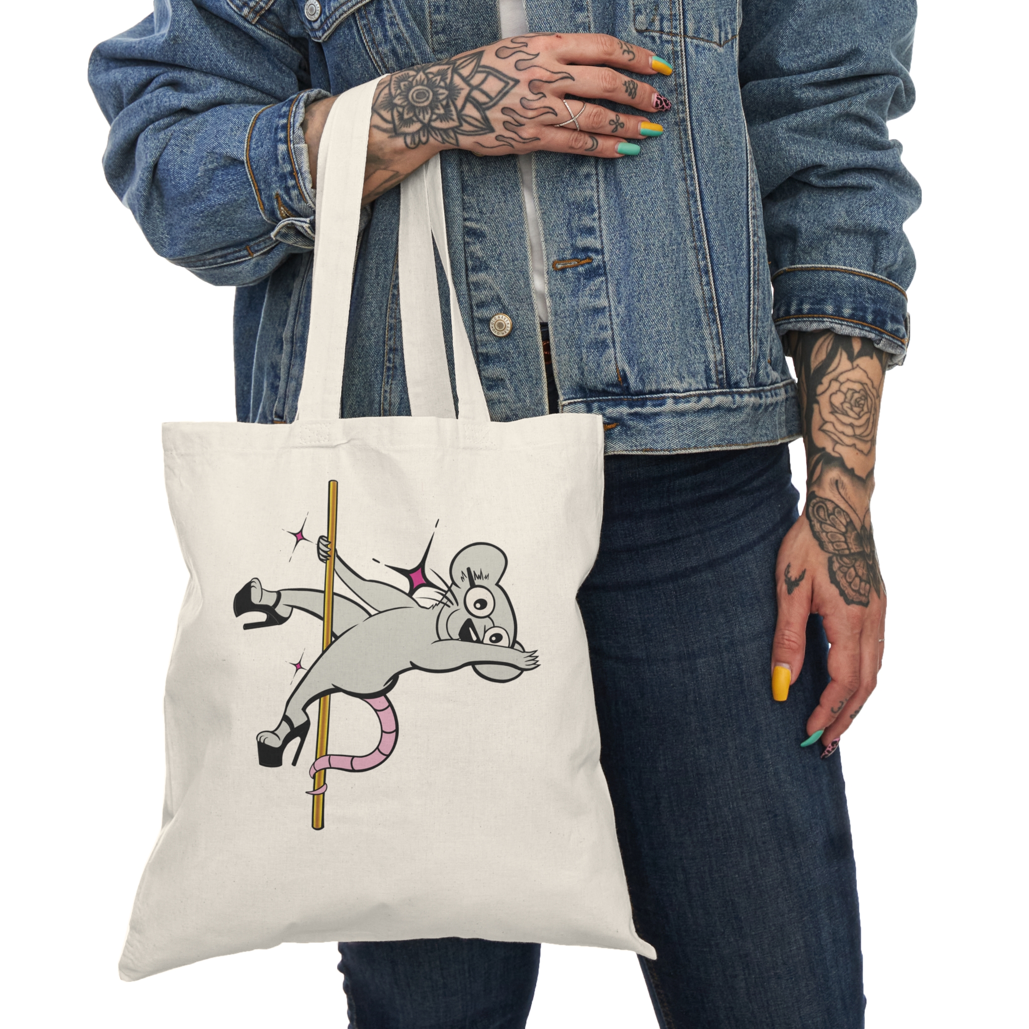 Myles Pole Dancing Rat Tote Bag - Image 4