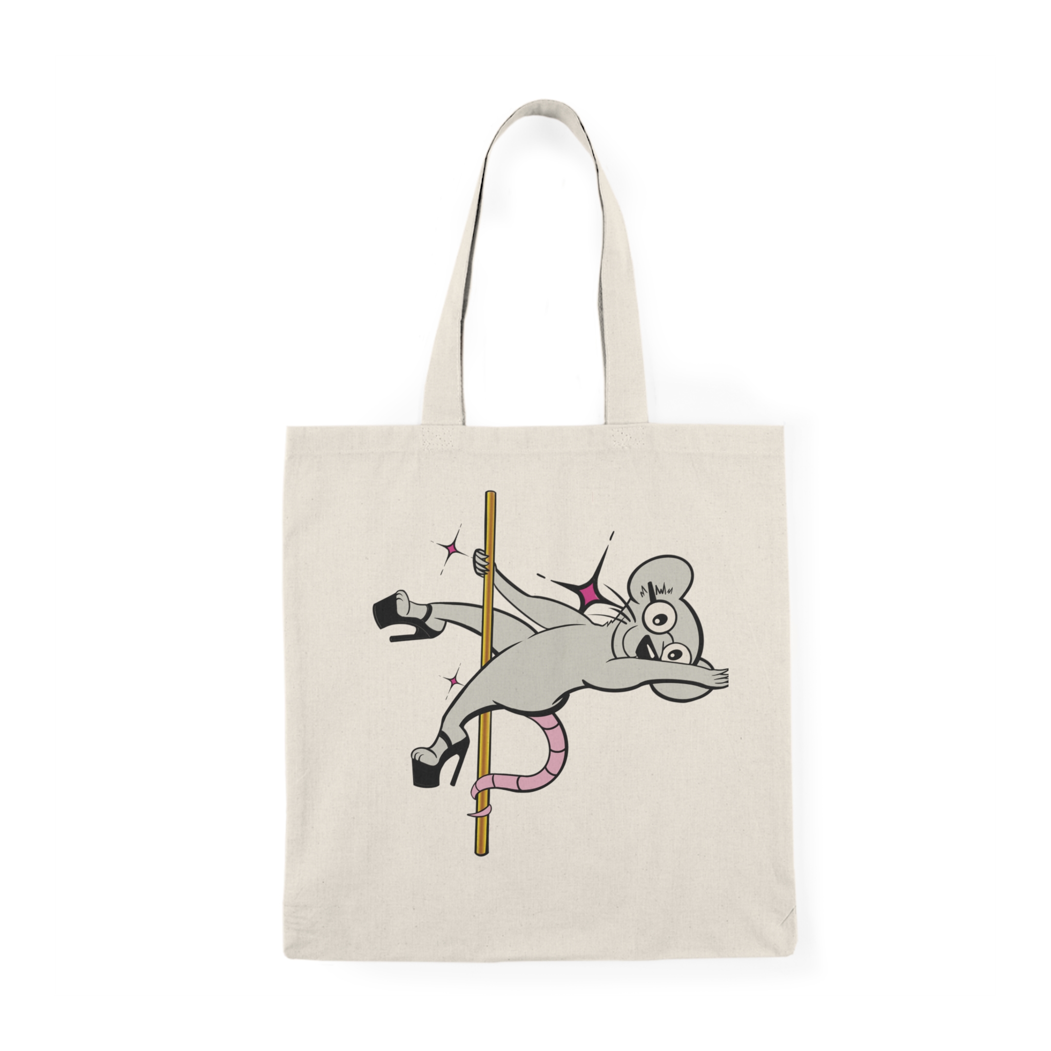 Myles Pole Dancing Rat Tote Bag